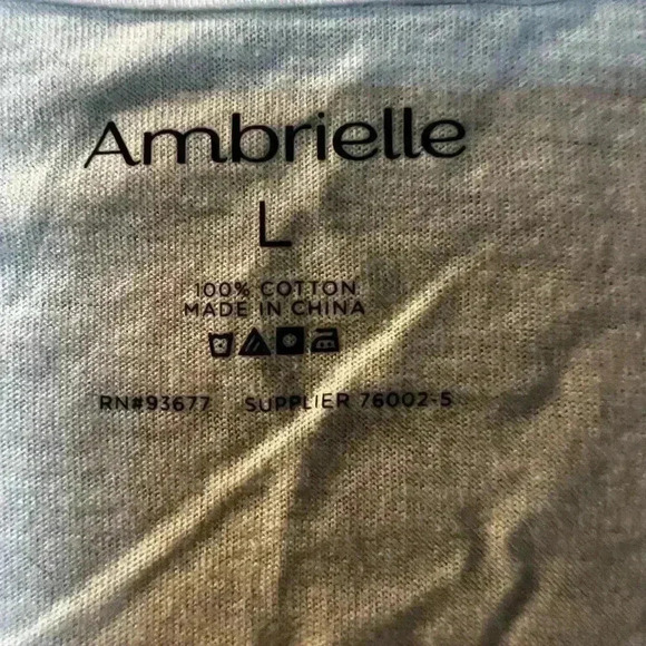 NWT Sparkly Giraffe Pajama Tank Top by Ambrielle Sz L and 100% Cotton - Picture 3 of 4